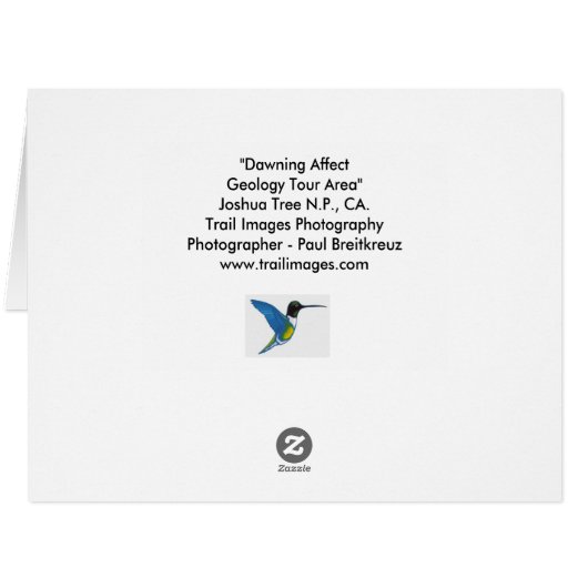 "夜が明ける影響-地質学旅行区域" (裏面横)