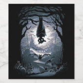 夜が訪れる ワインラベル (シングルラベル)