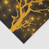 夜が静まる猫を木の枝に 薄葉紙 (詳細)