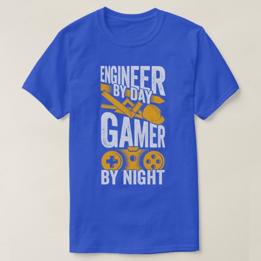 夜ごとにエンジニア Tシャツ (デザイン正面)