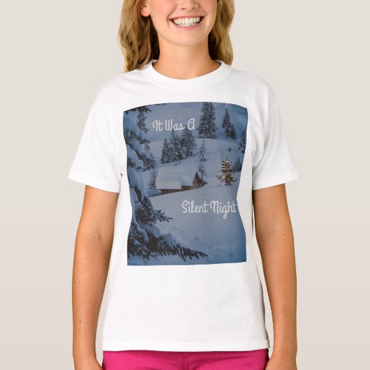 夜だっ静かた Tシャツ (正面)
