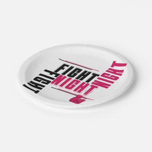 夜と寒さを戦う ペーパープレート (アングル)