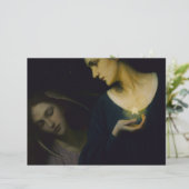 "夜と彼女の娘の睡眠"スクラップブック紙 (スタンド正面)