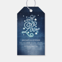夜と星ロマンチック結婚ズ ギフトタグ