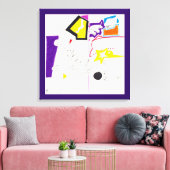 夜と昼寝のスケッチ02 Canvas print キャンバスプリント (インサイチュ (リビング))