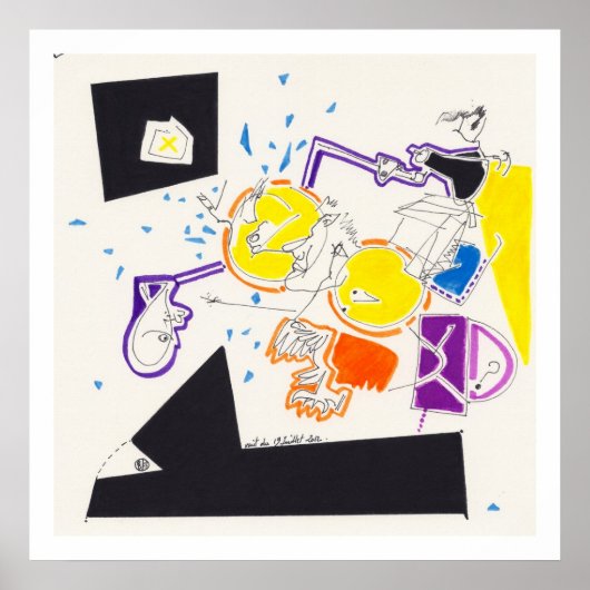 夜と昼寝のスケッチ9 by PBaud Archival Poster ポスター (正面)