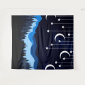 夜と月のポートレート タペストリー (正面(横))