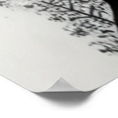 夜と木々 | AIアートポスター ポスター (角)