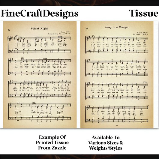 夜と静かマネージャの楽譜DU9Fデコページ 薄葉紙
