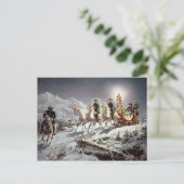 夜にバイエルンのルートヴィヒII ポストカード (スタンド正面)