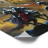 夜に城を守る騎士 ポスター (角)