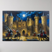 夜に城を守る騎士 ポスター (正面)
