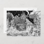 夜に対して暖かい ポストカード (正面/裏面)