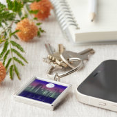 夜に明るくなる建物 キーホルダー (側面)