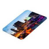 夜に灯されるバッキンガムの噴水 マグネット (左側)