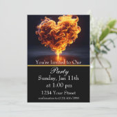 夜に点火:炎の火のパーティー! 招待状 (スタンド正面)