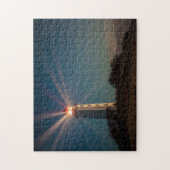 夜に照る丘の灯台 ジグソーパズル (縦)