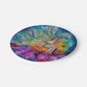 夜に花の妖精 ペーパープレート (アングル)