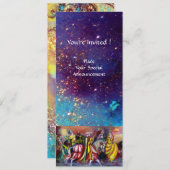 夜に駆けるライダーたち , 輝く青いスパークル 招待状 (正面/裏面)