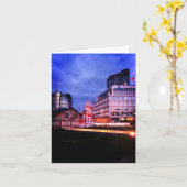 夜に カード (黄色い花)