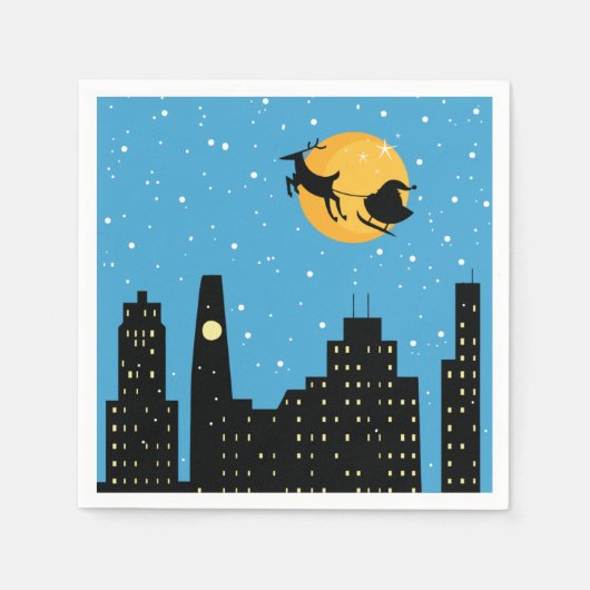 夜に スタンダードカクテルナプキン (正面)