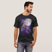 夜に「遠吠え」?・・・クラシック Tシャツ (正面フル)