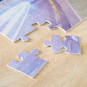 夜のぼやけられた交通 ジグソーパズル (側面)