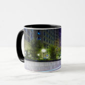夜のぼやけられた交通 マグカップ (正面左)