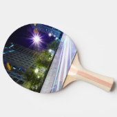夜のぼやけられた交通 卓球ラケット (横)