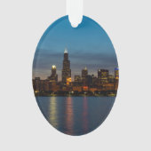 夜のまわりにのウィリス オーナメント (正面)