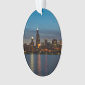 夜のまわりにのウィリス オーナメント (正面)