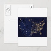 夜のアメリカ ポストカード (正面/裏面)