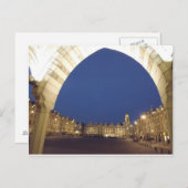 夜のアラス広場 ポストカード (正面/裏面)