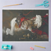 夜のアリゲーターデカップレディ 薄葉紙 (クラフト)