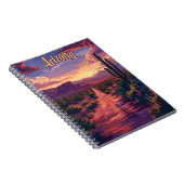 夜のアリゾナ砂漠 ノートブック (右側)