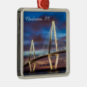 夜のアーサーRavenal橋 メタルオーナメント (右)