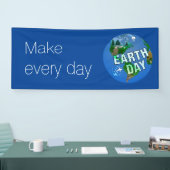 夜のアースデー 横断幕 (トレードショー)