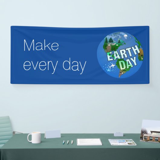 夜のアースデー 横断幕 (トレードショー)