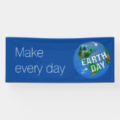 夜のアースデー 横断幕 (横)