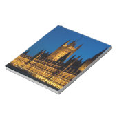 夜のイギリスの首都の議会の建物 ノートパッド (回転)