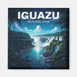 夜のイグアス国立公園アルゼンチン マグネット