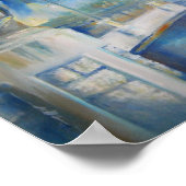 夜のウィリアマンティックカエル橋 ポスター (角)