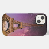 夜のエッフェル塔 iPhoneケース (裏面横)