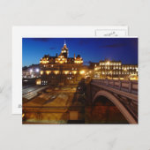 夜のエディンバラ ポストカード (正面/裏面)