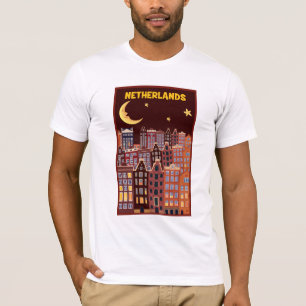夜のオランダ Tシャツ