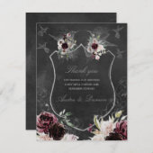 夜のオーラ結婚ー サンキューカード (正面/裏面)