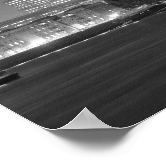 夜のカナリア埠頭 ポスター (角)