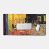 夜のカフェ・テラス by ヴィンセント・ヴァン・ゴッホ デスクマット (キーボード&マウス)