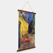 夜のカフェ・テラス by ヴィンセント・ヴァン・ゴッホ 吊り下げ型タペストリー (傾斜あり)