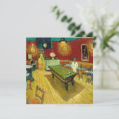 『夜のカフェ』- ヴィンセント・ヴァン・ゴッホの絵画アート カード (スタンド正面)